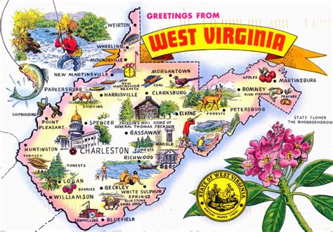 West Virginia Maps & Facts .